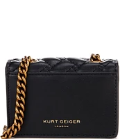 Kurt Geiger London Kensington Signature Eagle Crest Micro Quilted Crossbody Bag