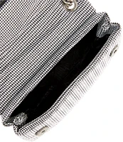 Kurt Geiger London Kensington Mini Crystal Houndstooth Silver Hardware Crossbody Bag