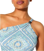 Kurt Geiger London Kensington One Shoulder One Piece Swimsuit