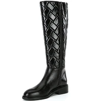 Kurt Geiger London Kensington Quilted Leather Boots