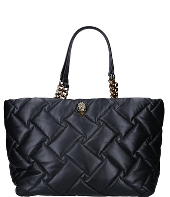 Kurt Geiger London Kensington Quilted Leather Shopper Tote Bag