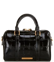 Kurt Geiger London Kensington Small Boston Croc Satchel Bag