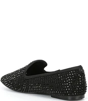 Kurt Geiger London Kensington Square Toe Drench Crystal Loafers