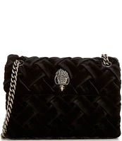 Kurt Geiger London Kensington Velvet Mini Kensington Crossbody Bag