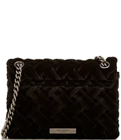 Kurt Geiger London Kensington Velvet Mini Kensington Crossbody Bag