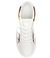 Kurt Geiger London Lane Stripe Mirror Metallic Rainbow Sneakers