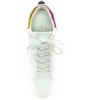 Kurt Geiger London Laney Metallic Rainbow Leather Back Platform Sneakers