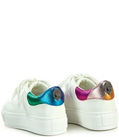 Kurt Geiger London Laney Metallic Rainbow Leather Back Platform Sneakers