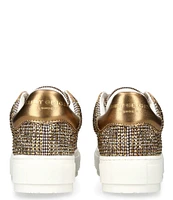 Kurt Geiger London Laney Glitz Rhinestone Houndstooth Platform Sneakers