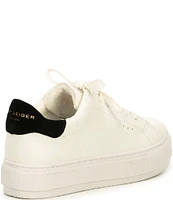 Kurt Geiger London Laney Leather Lace-Up Platform Sneakers