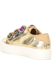 Kurt Geiger London Laney Octavia Oversized Jewel Studded Embellished Platform Sneakers