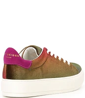 Kurt Geiger London Laney Ombre Velvet Platform Sneakers