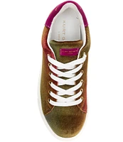 Kurt Geiger London Laney Ombre Velvet Platform Sneakers