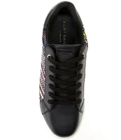 Kurt Geiger London Laney Woven Metallic Leather Platform Sneakers