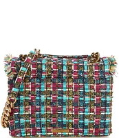 Kurt Geiger London Large Kensington Multi Color Long Flap Crossbody Bag