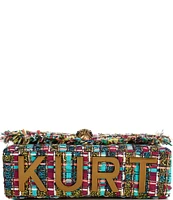 Kurt Geiger London Large Kensington Multi Color Long Flap Crossbody Bag