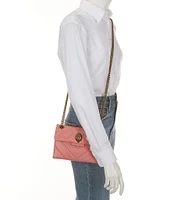 Kurt Geiger London Leather Mini Kensington Convertible Crossbody Bag