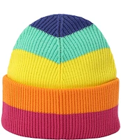 Kurt Geiger London Logo Patch Rainbow Beanie