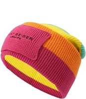 Kurt Geiger London Logo Patch Rainbow Beanie