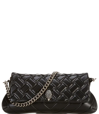 Kurt Geiger London Long Quilted Kensington Crossbody Bag