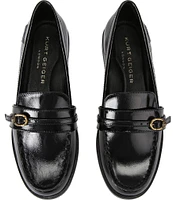 Kurt Geiger London Mayfair Leather Slim Loafers