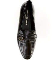 Kurt Geiger London Mayfair Slim Square Patent Leather Loafers