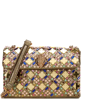 Kurt Geiger London Medium Kensington Crystal Glass Crossbody Bag