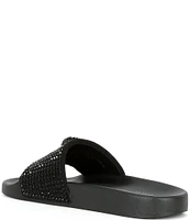 Kurt Geiger London Meena Eagle Crystal Slides Sandals