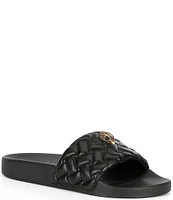 Kurt Geiger London Meena Quilted Eagle Head Sandals