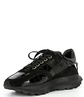 Kurt Geiger London Men's Gaspar Retro Crocodile Sneakers