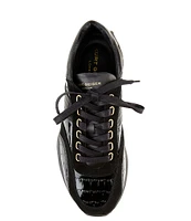 Kurt Geiger London Men's Gaspar Retro Crocodile Sneakers