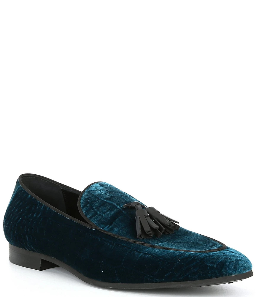 Kurt Geiger London Men's Henry Velvet Tassel Loafers