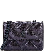 Kurt Geiger London Micro Kensington Dark Blue Drench Crossbody Bag