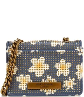 Kurt Geiger London Micro Kensington Floral Rhinestoned Crossbody Bag