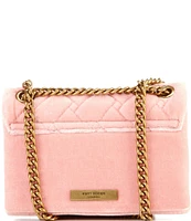 Kurt Geiger London Mini Kensington Velvet Jewel Crossbody Bag