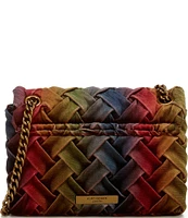 Kurt Geiger London Mini Kensington Velvet Woven Crossbody Bag