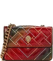 Kurt Geiger London Ombre Glitter Rainbow Micro Kensington Crossbody Bag