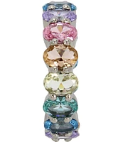 Kurt Geiger London Pastel Cubic Zirconia Stone Band Ring