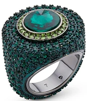 Kurt Geiger London Pave Stone Cocktail Ring