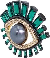 Kurt Geiger London Pearl Evil Eye Brooch