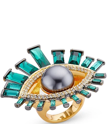 Kurt Geiger London Pearl Eye Cocktail Ring