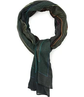 Kurt Geiger London Rainbow Border Oblong Scarf