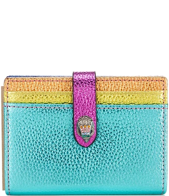 Kurt Geiger London Rainbow Metallic Card Holder Wallet