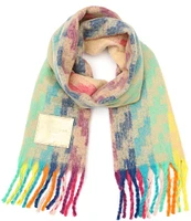 Kurt Geiger London Rainbow Weave Yarn Dye Oblong Scarf