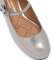 Kurt Geiger London Regent Metallic Leather Mary Jane Pumps