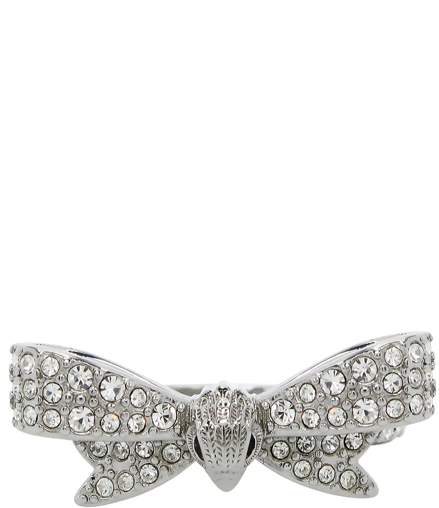 Kurt Geiger London Signature Eagle Crystal Bow Cocktail Ring