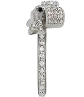 Kurt Geiger London Signature Eagle Crystal Bow Cocktail Ring