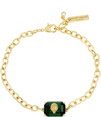 Kurt Geiger London Signature Eagle Gem Link Line Bracelet