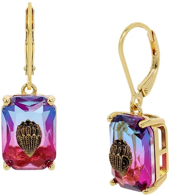 Kurt Geiger London Signature Eagle Ombre Gem Drop Earrings