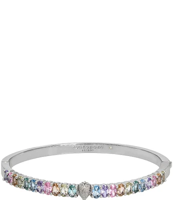 Kurt Geiger London Signature Eagle Pastel Cubic Zirconia Stone Bangle Bracelet